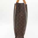 LOUIS VUITTON Monogram Sac Plat Hand Bag M51140 LV Auth gh1042-3