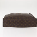 LOUIS VUITTON Monogram Sac Plat Hand Bag M51140 LV Auth gh1042-5