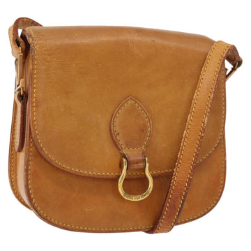 LOUIS VUITTON Nomad leather Saint Cloud PM Shoulder Bag Beige LV Auth gh1044