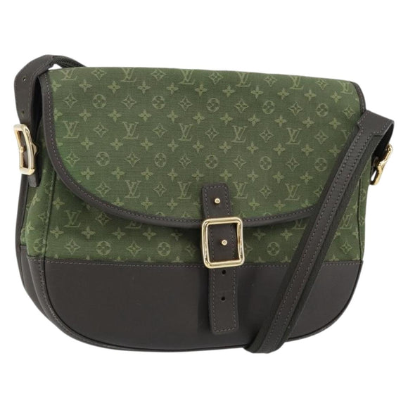 LOUIS VUITTON Monogram Mini Belanger Shoulder Bag TST Khaki M92673 Auth gh1045