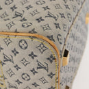 LOUIS VUITTON Monogram Mini Marie Hand Bag Blue M92003 LV Auth gh1047-9