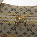 LOUIS VUITTON Monogram Mini Marie Hand Bag Blue M92003 LV Auth gh1047-17