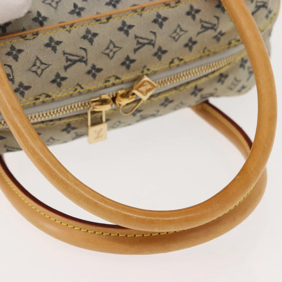 LOUIS VUITTON Monogram Mini Marie Hand Bag Blue M92003 LV Auth gh1047