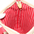 LOUIS VUITTON Antigua Cabas MM Tote Bag Canvas Beige Red M40035 LV Auth gh1049-20