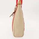 LOUIS VUITTON Antigua Cabas MM Tote Bag Canvas Beige Red M40035 LV Auth gh1049-3