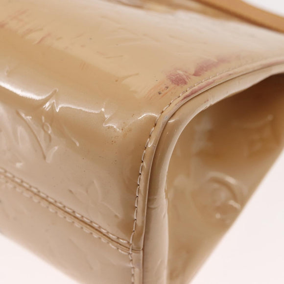 LOUIS VUITTON Vernis Roxbury Drive Bag 2Way Rose flow lantern M91391 Auth gh1053