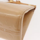 LOUIS VUITTON Vernis Roxbury Drive Bag 2Way Rose flow lantern M91391 Auth gh1053-16