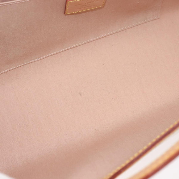 LOUIS VUITTON Vernis Roxbury Drive Bag 2Way Rose flow lantern M91391 Auth gh1053