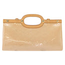 LOUIS VUITTON Vernis Roxbury Drive Bag 2Way Rose flow lantern M91391 Auth gh1053-13