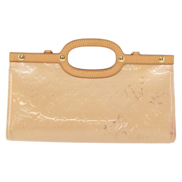 LOUIS VUITTON Vernis Roxbury Drive Bag 2Way Rose flow lantern M91391 Auth gh1053 - 0