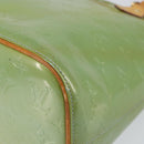 LOUIS VUITTON Monogram Vernis Houston Hand Bag Baby Blue M91005 LV Auth gh1056-8