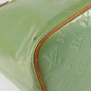 LOUIS VUITTON Monogram Vernis Houston Hand Bag Baby Blue M91005 LV Auth gh1056-15