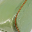 LOUIS VUITTON Monogram Vernis Houston Hand Bag Baby Blue M91005 LV Auth gh1056-17