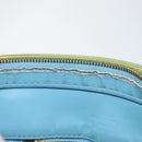 LOUIS VUITTON Monogram Vernis Houston Hand Bag Baby Blue M91005 LV Auth gh1056-10