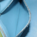 LOUIS VUITTON Monogram Vernis Houston Hand Bag Baby Blue M91005 LV Auth gh1056-22