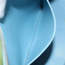 LOUIS VUITTON Monogram Vernis Houston Hand Bag Baby Blue M91005 LV Auth gh1056-23