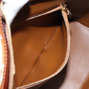 LOUIS VUITTON Monogram Vernis Houston Hand Bag Bronze M91122 LV Auth gh1057-23