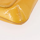LOUIS VUITTON Monogram Vernis Thompson Street Bag Lime Yellow M91071 Auth gh1059-9