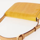 LOUIS VUITTON Monogram Vernis Thompson Street Bag Lime Yellow M91071 Auth gh1059-6