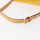 LOUIS VUITTON Monogram Vernis Thompson Street Bag Lime Yellow M91071 Auth gh1059-7