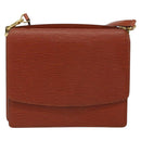 LOUIS VUITTON Epi Grenel Shoulder Bag Brown Kenya M52363 LV Auth gh1061-2
