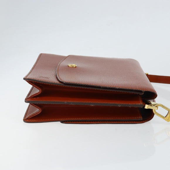 LOUIS VUITTON Epi Grenel Shoulder Bag Brown Kenya M52363 LV Auth gh1061