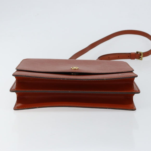 LOUIS VUITTON Epi Grenel Shoulder Bag Brown Kenya M52363 LV Auth gh1061