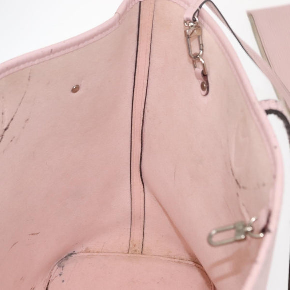LOUIS VUITTON Epi Neverfull MM Tote Bag Rose Claire M41091 LV Auth gh1062