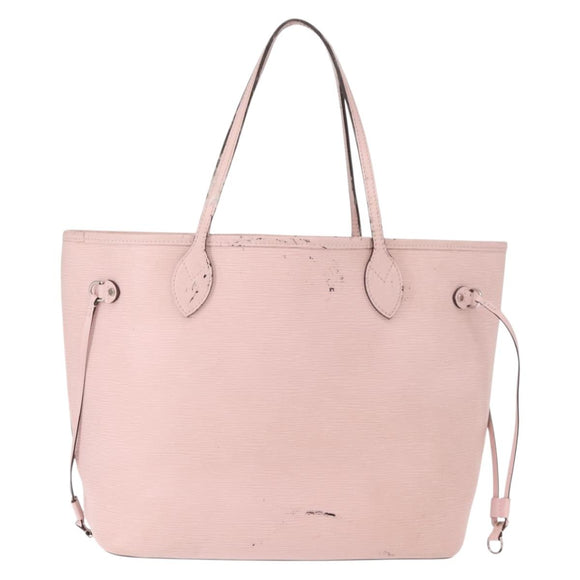 LOUIS VUITTON Epi Neverfull MM Tote Bag Rose Claire M41091 LV Auth gh1062