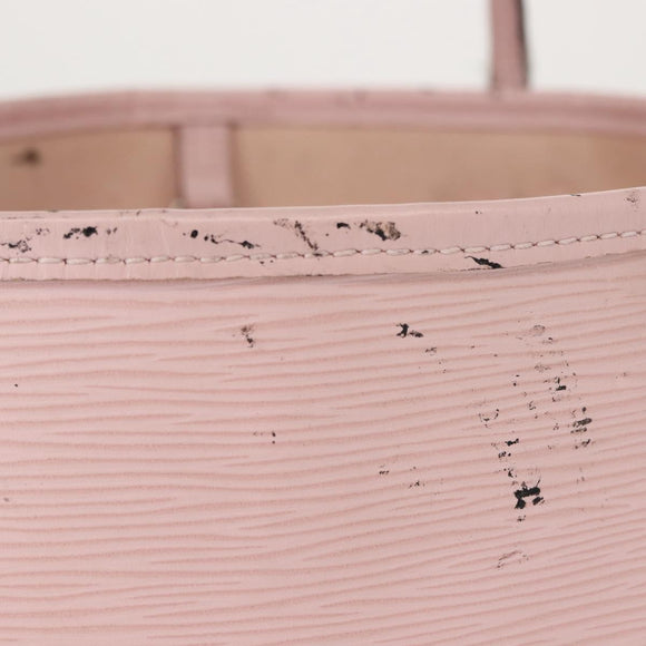 LOUIS VUITTON Epi Neverfull MM Tote Bag Rose Claire M41091 LV Auth gh1062