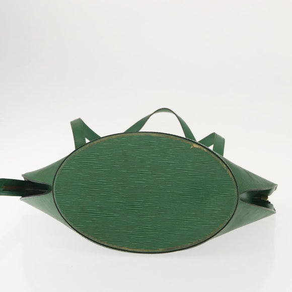 LOUIS VUITTON Epi Saint Jacques Shopping Shoulder Bag Green M52264 Auth gh1063