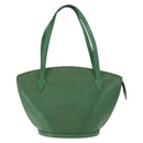 LOUIS VUITTON Epi Saint Jacques Shopping Shoulder Bag Green M52264 Auth gh1063-13