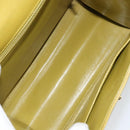 CHANEL Twist Shoulder Bag Caviar Skin Green Gold CC Auth gh1064-11