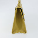 CHANEL Twist Shoulder Bag Caviar Skin Green Gold CC Auth gh1064-4