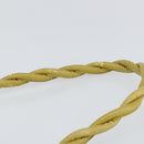 CHANEL Twist Shoulder Bag Caviar Skin Green Gold CC Auth gh1064-8