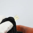 PRADA Shoulder Bag Leather Orange Silver Auth gh1065-12