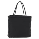 PRADA Tote Bag Nylon Black Silver Auth gh1067-1