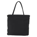 PRADA Tote Bag Nylon Black Silver Auth gh1067-13