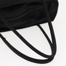 PRADA Tote Bag Nylon Black Silver Auth gh1067-7