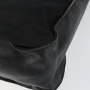 PRADA Hand Bag Nylon Leather Black Silver Auth gh1069-16