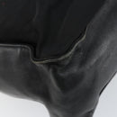 PRADA Hand Bag Nylon Leather Black Silver Auth gh1069-9