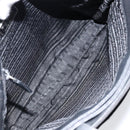 PRADA Hand Bag Nylon Leather Black Silver Auth gh1069-10