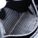 PRADA Hand Bag Nylon Leather Black Silver Auth gh1069-21