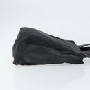 PRADA Hand Bag Nylon Leather Black Silver Auth gh1069-3