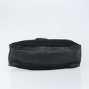 PRADA Hand Bag Nylon Leather Black Silver Auth gh1069-5