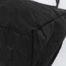 PRADA Hand Bag Nylon Black Silver Auth gh1070-9
