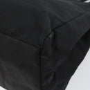 PRADA Hand Bag Nylon Black Silver Auth gh1070-15