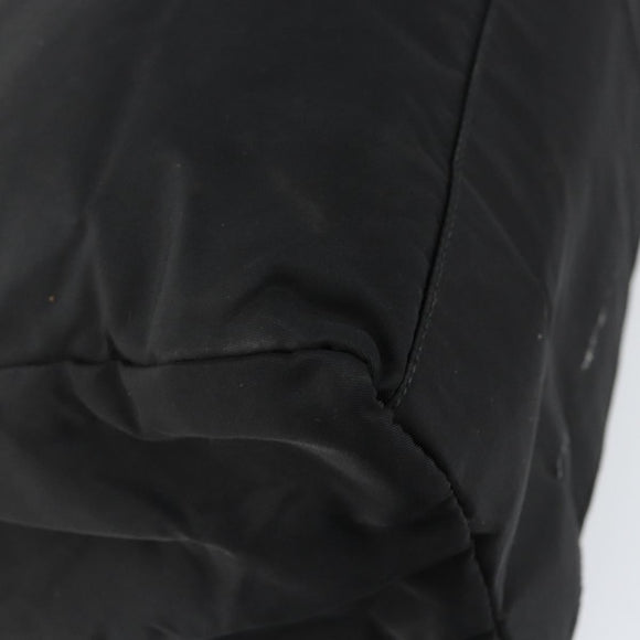 PRADA Hand Bag Nylon Black Silver Auth gh1070