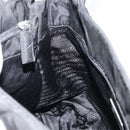 PRADA Hand Bag Nylon Black Silver Auth gh1070-20