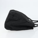 PRADA Hand Bag Nylon Black Silver Auth gh1070-3